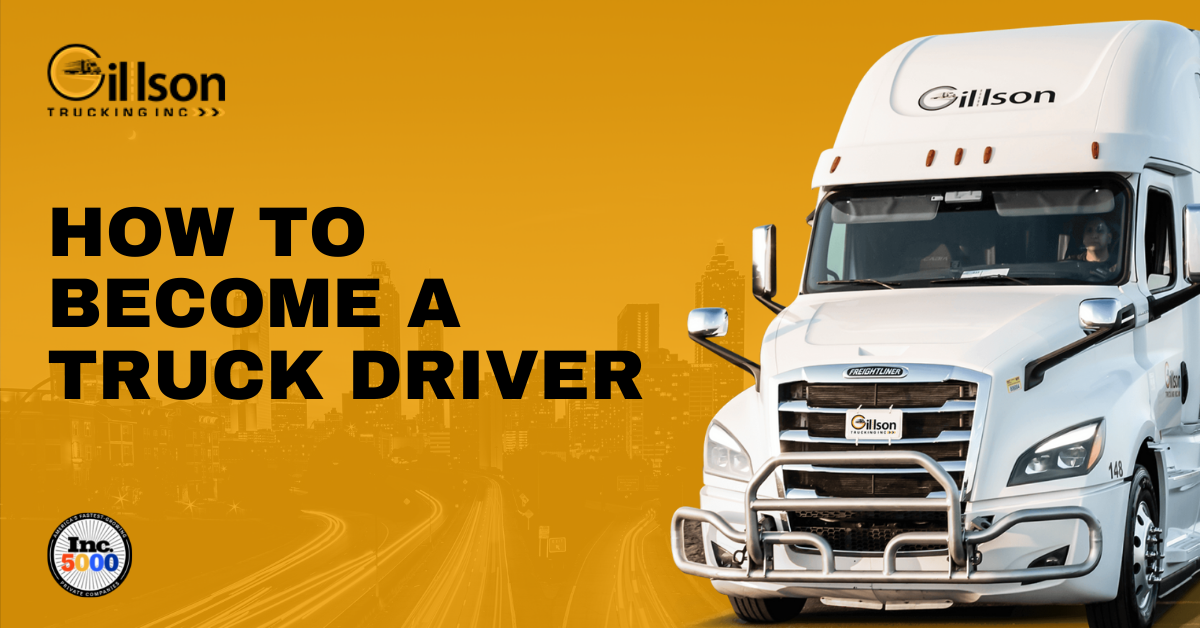 how to become a truck driver