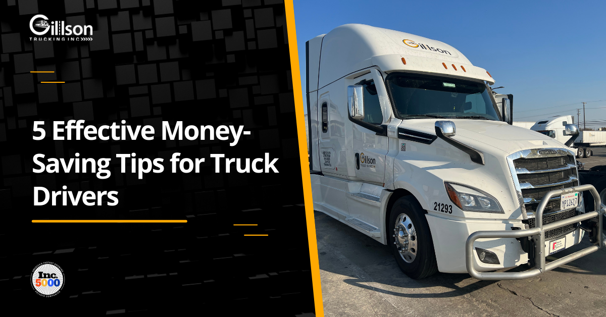 5 Effective Money-Saving Tips for Truck Drivers